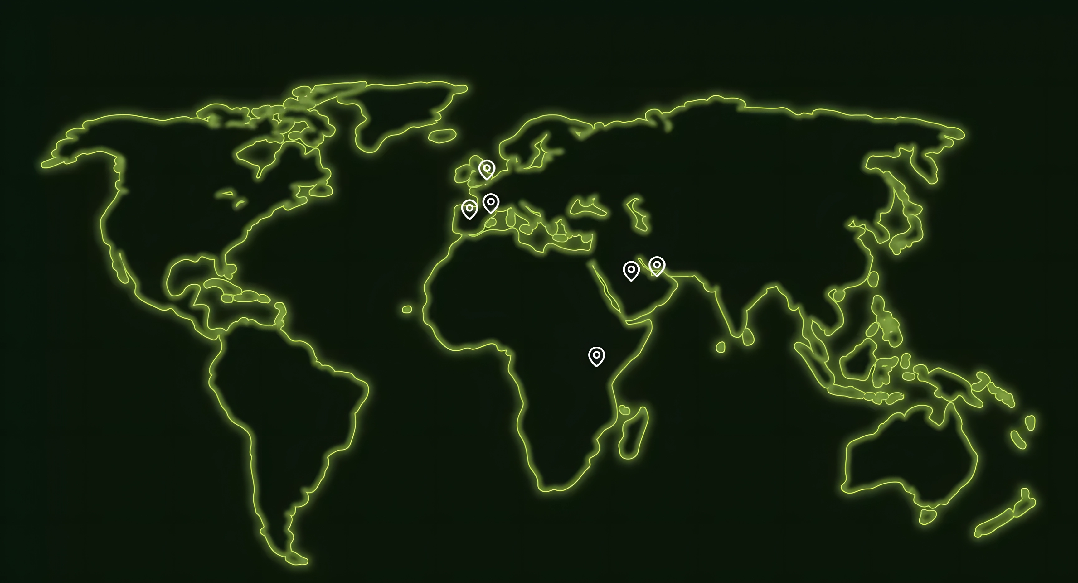 AIdeology Global Presence Map